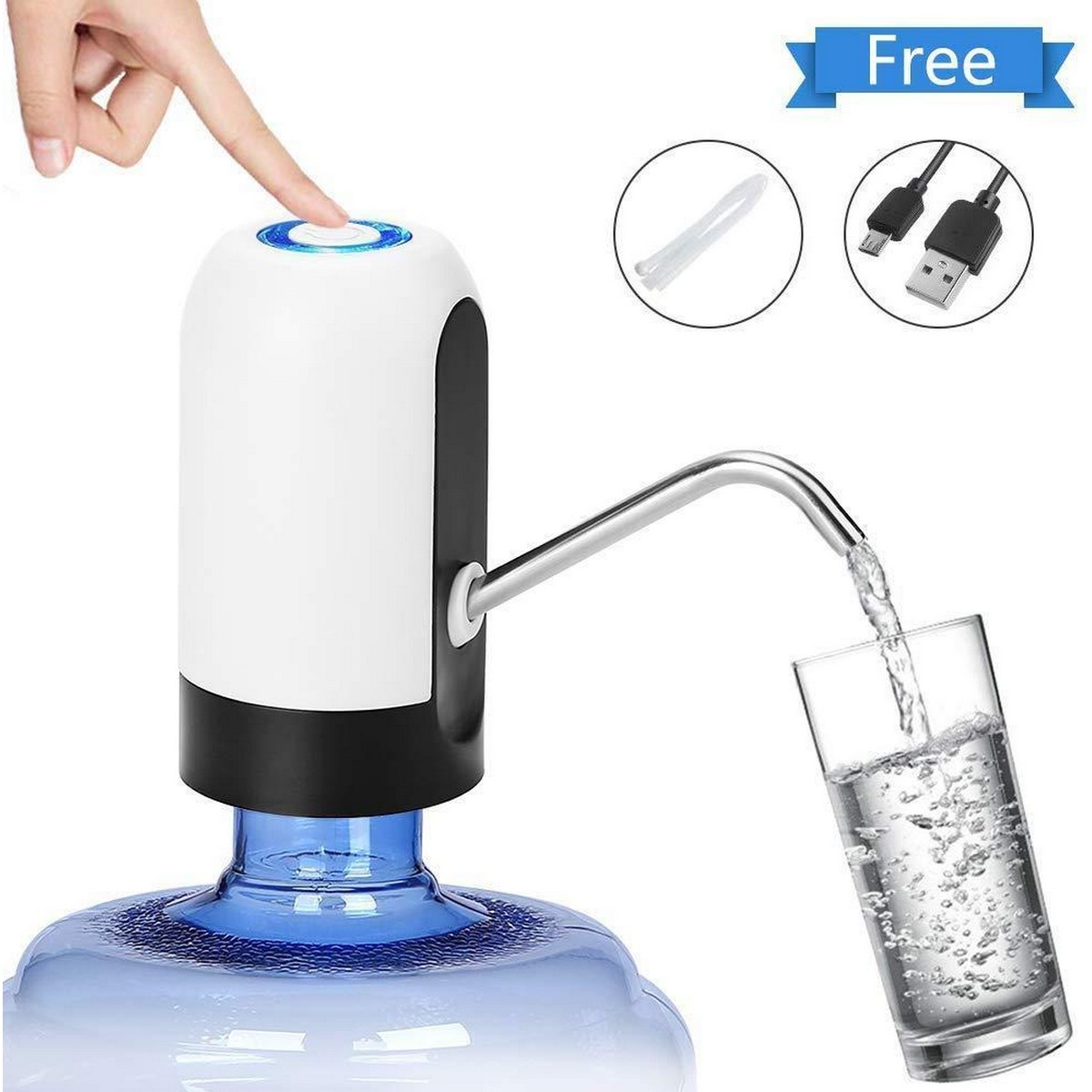BERLIN Automatic Portable Electric Water Pump For Drinking Water Bottles