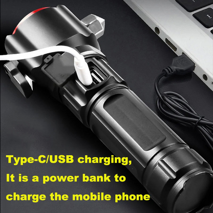 ORIGINAL 1KM Range Multifunctional Emergency Flashlight