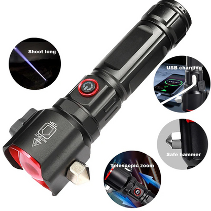 ORIGINAL 1KM Range Multifunctional Emergency Flashlight